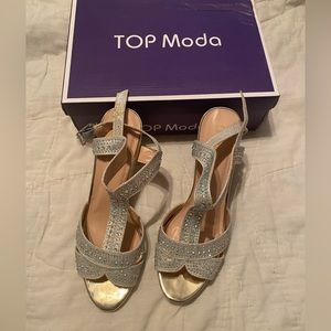 Top Moda rhinestone heels